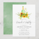 Recherche de sunflower bridal shower invitations Aquarelle