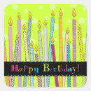 Recherche de candle autocollants Anniversaire