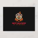 Recherche de clown de cirque posters cartes postales Effrayant