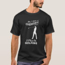 Recherche de retraite drôle de golf tshirts Golfeur