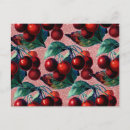 Recherche de cerises rouges cartes postales Illustration