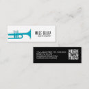 Recherche de musicien de jazz cartes visite Trompette