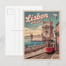 Recherche de souvenir portugal cartes postales Lisboa
