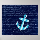 Recherche de ancre marine posters Bleu