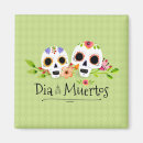 Recherche de crânes de sucre magnets Dia de muertos