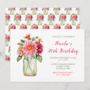 Recherche de dahlia invitations Fête d'anniversaire