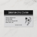 Recherche de cycliste cartes visite Simple