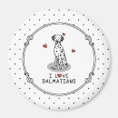 Recherche de dalmatien magnets Amour