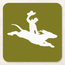 Recherche de cowboy dessous de verres Vert