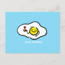 Recherche de oeufs au plat cartes postales Bonjour