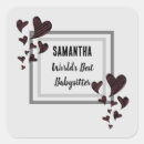 Recherche de babysitter autocollants Nounou