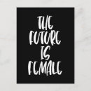 Recherche de citation féminisme cartes postales Féministe