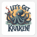 Recherche de le kraken autocollants Drôle