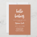 Recherche de jumeaux baby shower invitations Simple