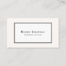 Recherche de vêtements cartes visite Minimum