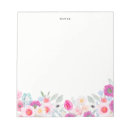 Recherche de fleur rose blocsnotes Féminin