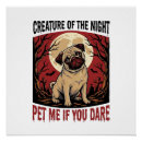 Recherche de pug posters Fêtehalloween
