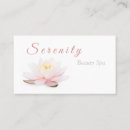 Recherche de lotus blanc cartes visite Massage