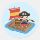 Recherche de pirate drôle autocollants Enfants
