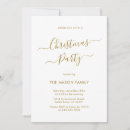 Recherche de gold noël invitations Classique
