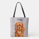 Recherche de cavalier king charles spaniel tote bags Chiot