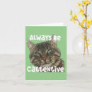 Recherche de citation drôle de chat vœux cartes Mignon
