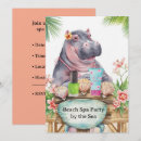 Recherche de hippopotame invitations Fête