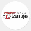 Recherche de lhasa apso autocollants Dog