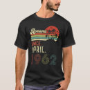 Recherche de vintage 1962 tshirts 60e