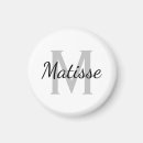 Recherche de classique de nom refrigérateur magnets Monogrammé