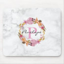 Recherche de couronne rose tapis souris Monogramme