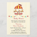 Recherche de carousel baby shower invitations Poney