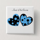 Recherche de bleu clair badges Coeur