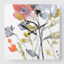 Recherche de aquarelle florale horloges Fleurs