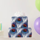Recherche de plume de paon papier cadeau Chic