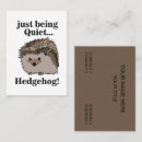 Recherche de hérisson cartes visite Animal forestier