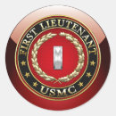 Recherche de lieutenant autocollants Promotion usmc 1stlt