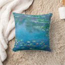 Recherche de nénuphar coussins Claude monet
