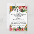 Recherche de menu vintage mariage invitations Floral