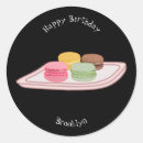 Recherche de macarons français autocollants Gâteau