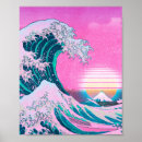 Recherche de vaporwave art Kanagawa