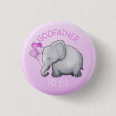 Recherche de parrain badges Baby shower