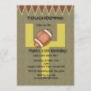 Recherche de touchdown invitations Sports