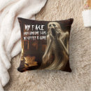 Recherche de fantôme drôle coussins Humour