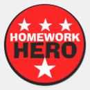 Recherche de devoirs autocollants Récompense