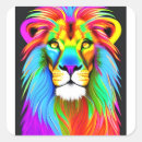 Recherche de couleurs psychédéliques autocollants Arc en ciel