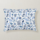Recherche de bleu floral coussins Botanique