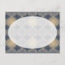 Recherche de mandala bleu cartes postales Symbole