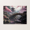 Recherche de cerisier japonais puzzles Rose