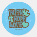Recherche de faith hope love autocollants Chrétien